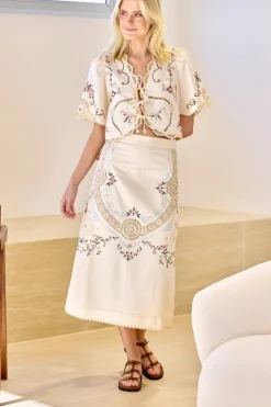 Edwina Embroidery Skirt