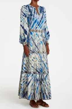 Elda Tie Dye Embroidery Skirt