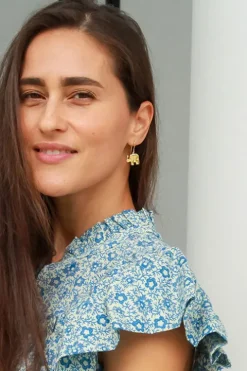 Elephant Charm Earring