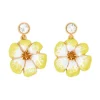 Enamel Flower Earring