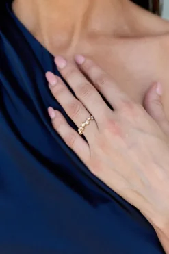 Escargot Diamond Ring