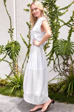Eyelet Balloon Skirt - FINAL SALE