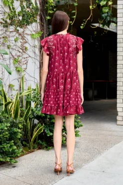 Famke Flutter SLV Tunic Dress