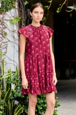 Famke Flutter SLV Tunic Dress