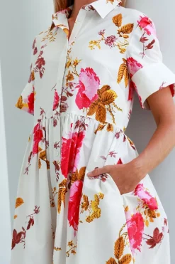Fit And Flare Shirt Dress