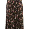 Floral Pleated Midi Skirt - FINAL SALE