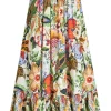 Floral Print Midi Skirt