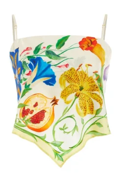 Flores Scarf Top