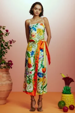 Flores Scarf Top
