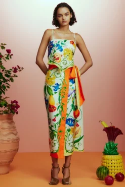 Flores Scarf Top