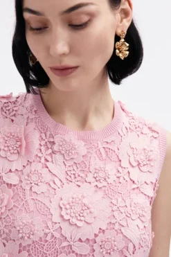 Flower Drop Earring