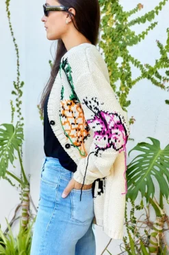 Flower Print Cardigan - FINAL SALE