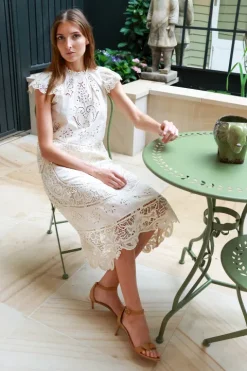 Gianna Lace Midi Skirt