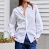 Gossamer Stripe Bishop Sleeve Shirt