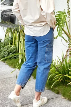 High Rise Utility Barrel Jean - FINAL SALE