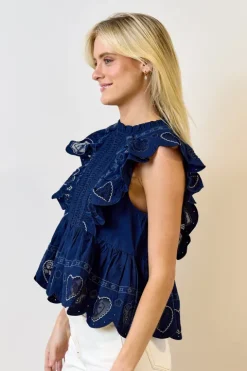 Jeanetta Eyelet Tank Top