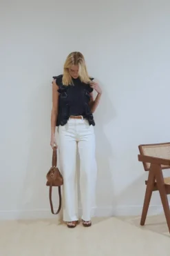 Jeanetta Eyelet Tank Top