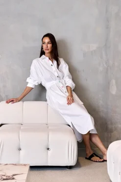 Jewel Stone Shirtdress