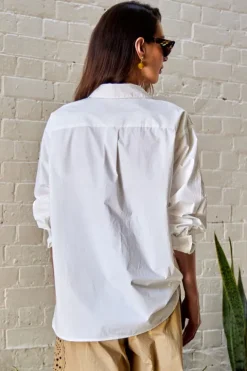 Joy Crochet Button Down Shirt