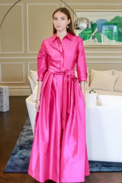 Julip S/S Belted Gown