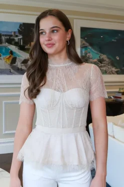 Kehlani Lace Bustier Top