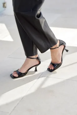 Kika Patent Leather Heel - FINAL SALE