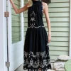 Kingsley Embroidery Tank Dress