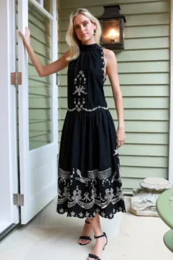Kingsley Embroidery Tank Dress
