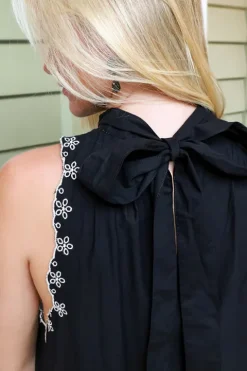 Kingsley Embroidery Tank Dress