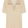 Knit Polo Top