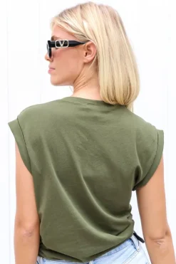 Knotted Rolled Tee