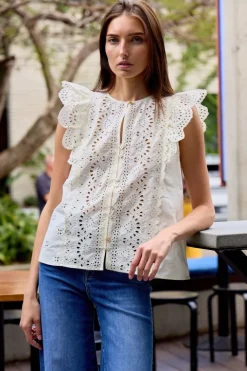 Lainey Embroidery Tank Top