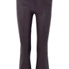Le Crop Mini Boot Leather Pant