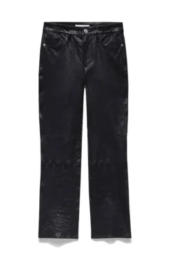 Le High Straight Leather Pant