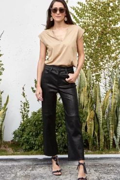 Le Jane Crop Leather
