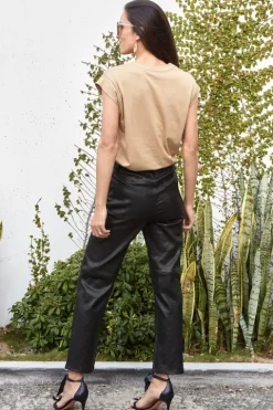 Le Jane Crop Leather