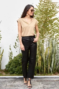 Le Jane Crop Leather