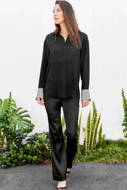 Le Satin Mini Boot Trouser - FINAL SALE