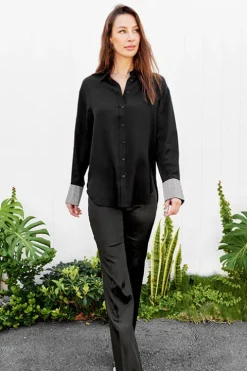 Le Satin Mini Boot Trouser - FINAL SALE