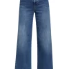 Le Slim Palazzo Raw Fray Jean