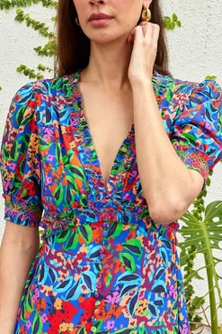 Lea Smocked Mini Dress - FINAL SALE