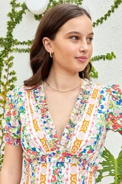 Lea Smocked Mini Dress - FINAL SALE