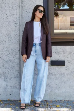 Leather Slim Blazer - FINAL SALE