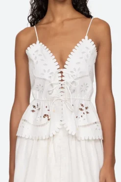 Liat Embroidery Cami Top