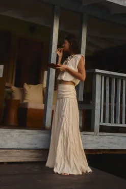 Light and Sound Ankle Skirt