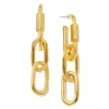 Link Hoop Drop Earring