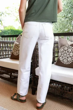 Low Slung Barrel Jean