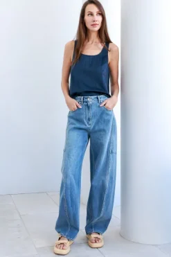 Luxe Nylon Scoopneck Tank - FINAL SALE