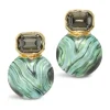 Madera Lucite Disc Earring