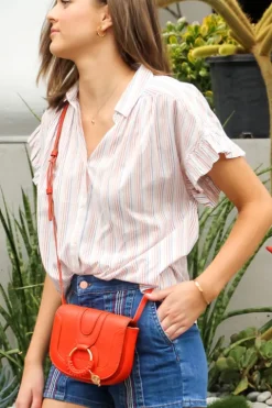 Marianne B Ruffle Slv Shirt - FINAL SALE